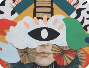 Title of the painting, Name and Surname of the author