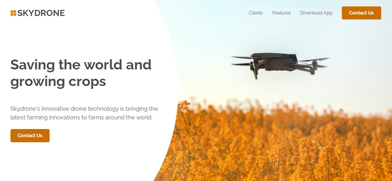 Лендінг Skydrone'